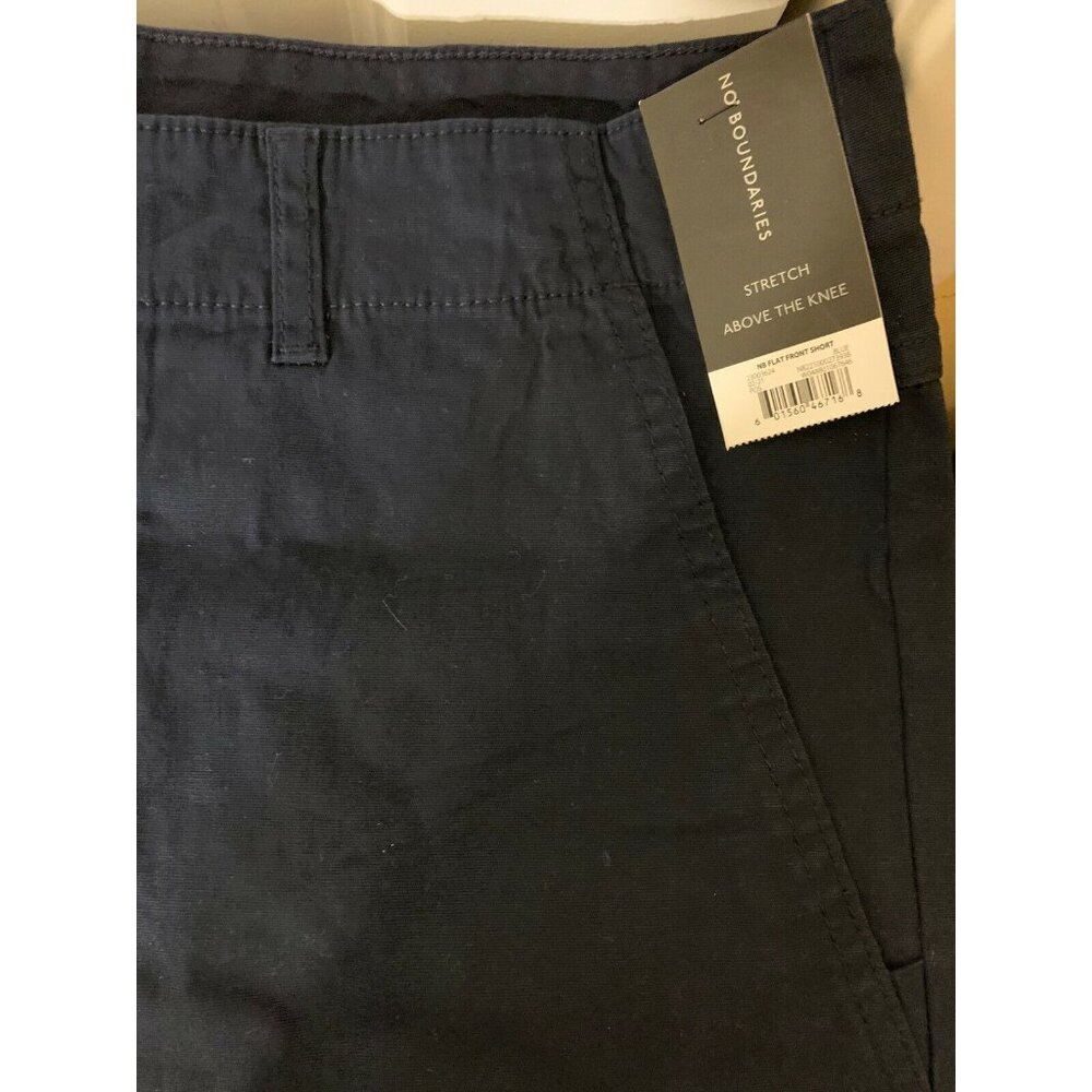 No Boundaries Men's Sz 44 Stretch‎ Flat Front Shorts (Above the Knee) Fray Hem